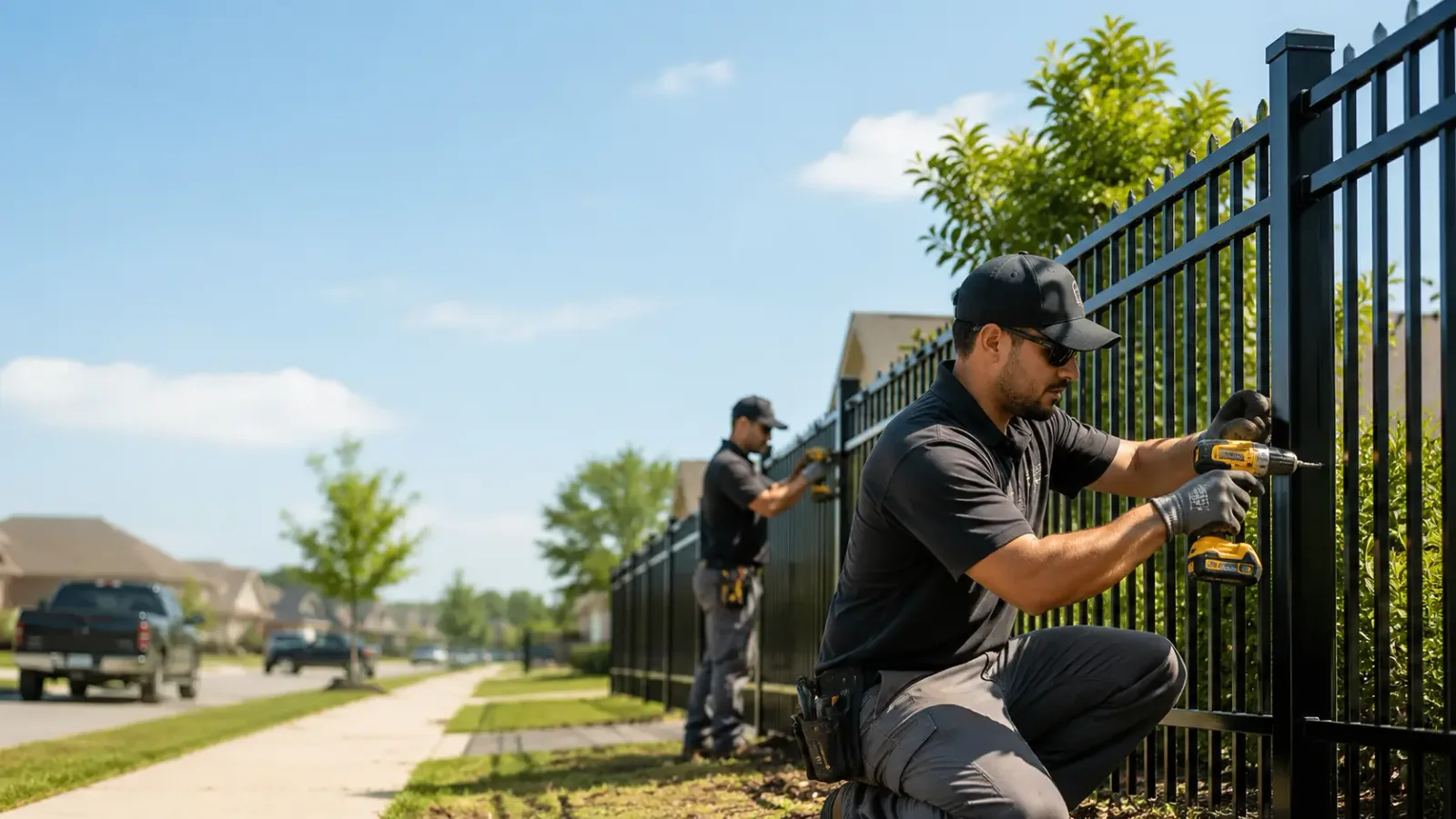 Metal Fence Installation in Hudson, IA